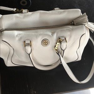 Tory Burch ivory satchel